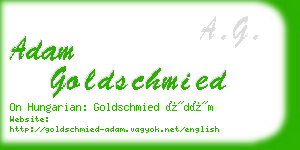 adam goldschmied business card